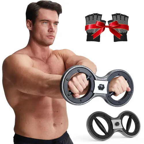 HOTWAVE Rotator Burning Machine - Home Fitness Gear, Adjustable Workout Tool, Multifunctional Station, Exercise Gear for Boxers, Chest & Arm Twister with Boxing Gloves for Explosive Power Training, Home Fitness Equipment, Adjustable Workout Equipment
