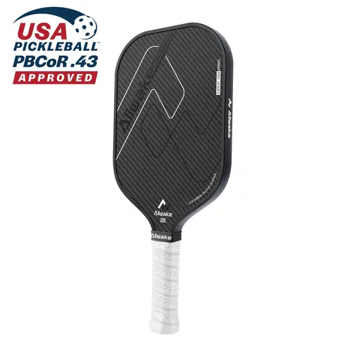 ALLWAKE USAPA Approved Pickleball Paddles - 3000 Friction Surface Carbon Fiber Pickleball Racket, Durable & Lightweight Pickle Ball Gear for Adults