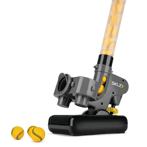 SKLZ Lightning Bolt Pro Baseball & Softball Pitching Machine - Compact Portable Lightweight Training Equipment, Softball Training Aid for Pitching Drill, Fast Visual Drills