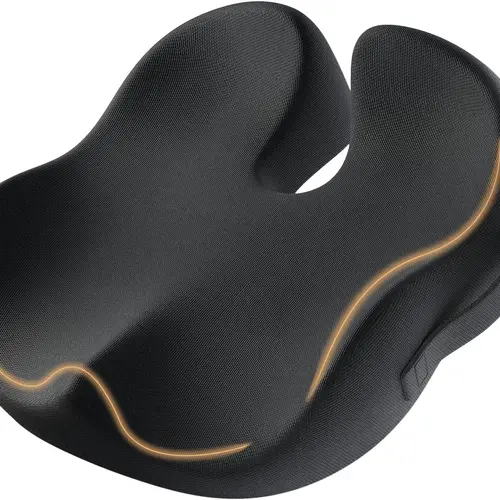 ProtoArc Seat Cushion for Tailbone Pain Relief, Office Chair Cushion, Coccyx Cushion, Ergonomic Memory Foam Seat Cushion for Home, Car, Pressure Relief Pad for Hip, Coccyx, All Day Comfort