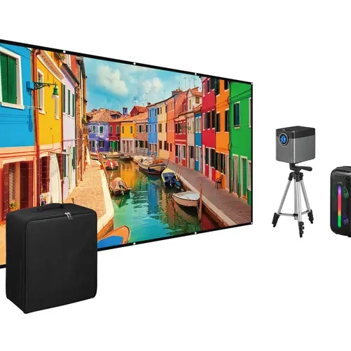iLive Cinema Pop Up Movie Theater Kit Mini Projector