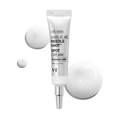 [VT COSMETICS] Garlic AC Reedle Shot Gel Cream with Garlic Exosome, Reedle Shot Spot Care & Moisturizer Care | Acne Care, Blemish Care, Soothing, Calming, Skin Repair & Acne-Prone Skin Care | Spot Cream Treatment | Korean Skincare