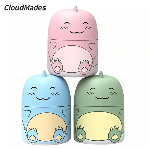 CloudMades Toilet Bowl Cleaner Bottle Cute Dinosaur-Shaped Bathroom Toilet Tank Cleaner with Ocean Jasmine and Peach Scent Effective Stain Removal Deep Stain Remover