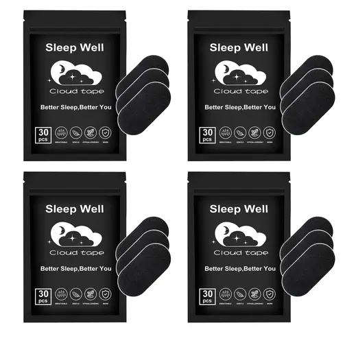 Cloud tape Mouth Sleep Tape - (120 Strips) Breathable Mouth Tape for Rest & Recovery. Prevents Snoring and Improves Nasal Oxygen Intake. Soft Medical Grade, Hypoallergenic, Gentle Adhesion, Latex Free