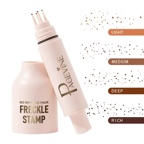 Freckle Stamp with Five Dots for Natural Dot Placement,for Quick drying, long lasting Realistic Makeup Looks,Quick Application Faux Freckles Pen,Makeup Products Tool for Women, Cosmetic
