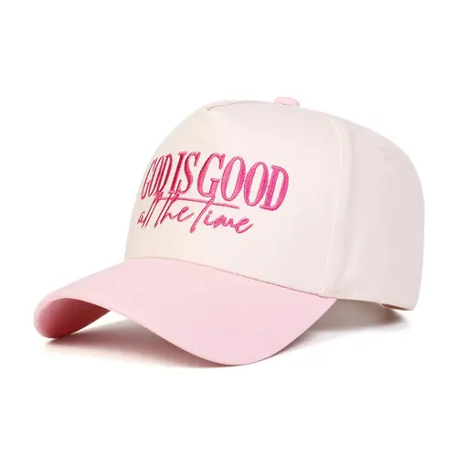 Unisex All the Time Letter Embroidered Baseball Cap, Adjustable Outdoor Sun Protection Hat, Casual Fitted Travel Beach Vacation Cap, Casual Summer Hat, Embroidery Hat