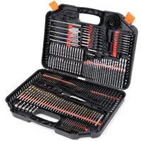 SEDY 246 PCS Ultimate Drill Bit Set - Premium Screwdriver Drill Bits Tool Box Kit for Wood, Metal, Cement Drilling & Screw Driving, Organized Carrying Case, Reinforced Packaging, Heavy Duty Father's Day Gift
