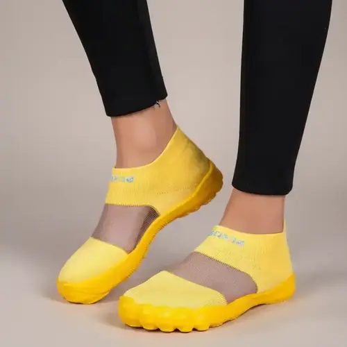 Women's Breathable Comfortable Sports Shoes, Knitted Running Shoes, Sporty Running Shoes, Casual Wide Toe Box Minimalist Workout Sneakers, Lightweight Breathable for Outdoor Activities, Running Trainers