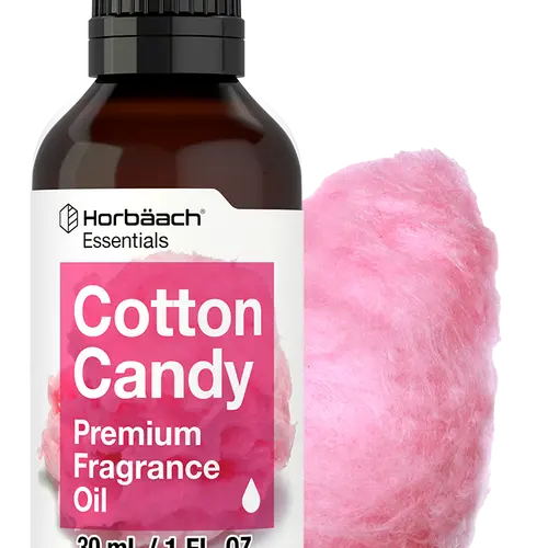 Horbäach Cotton Candy Fragrance Oil | 1 fl oz (30ml) | Premium Grade | for Diffusers, Candle and Soap Making, Aroma Spray, DIY Projects & More