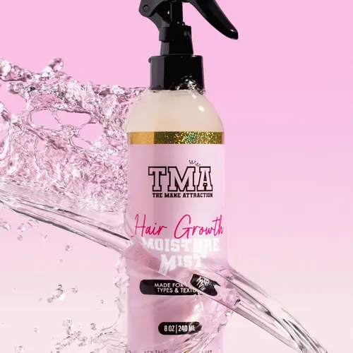 Daily Hair Growth Moisture Mist 8oz/240ml Hydrate & Moisturize for All Hair Types Revive Curls & Reduce Frizz Haircare Essential
