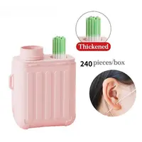 Piercing Aftercare Cleaning Kit - Single-Use Water-Based Ear Hole Cleaning Lines, Earrings Hole Cleaner, Earwax Removal Tool (Beauty & Personal Care Cotton Swabs-Infused Set)