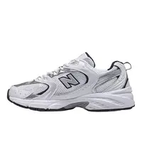 New Balance 530 Mesh Trainers - Men's Unisex White Natural Indigo Breathable Abzorb Cushion Running Training Footwear, Daily Wear Casual Comfort Sneakers