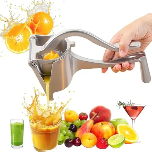 JASISS Portable Multifunctional Manual Fruit Vegetable Juicer - Kitchen Utensils Juice Extractor, Essential for Kitchens & Parties, Ideal Christmas & New Year Gift