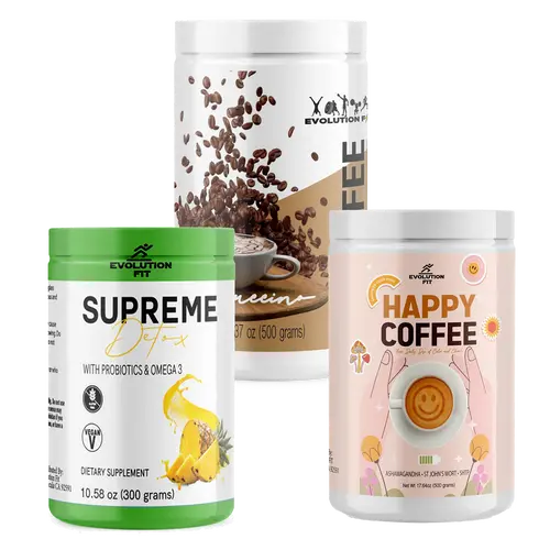 Trio Happy Coffee/Supreme Detox/ Cappuccino