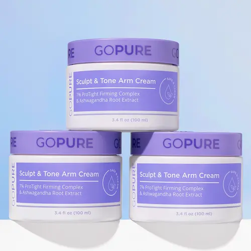 GOPURE Sculpt & Tone Arm Cream 3x Jars