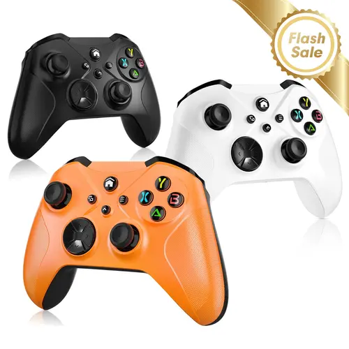 Xbox One S Wireless Controller Pro, Multi-Platform Gamepad for Xbox One/PC/Android/iOS with Turbo, Macro & Dual Vibration, Bluetooth/USB-C/WiFi Connectivity,TikTokShopStockUp, Accessories, Esports Controller, Resin