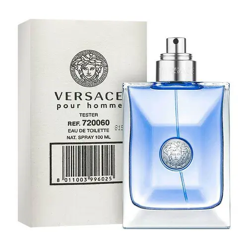 Versace Pour Homme 100ml (Tester) Eau De Toilette for Men Signature Scent Perfume Aroma Scent