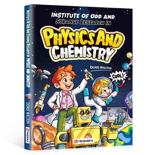 TIKBOOKS Physical Chemistry Comic Enlightenment Learning Book - Comic-Form Guide to Math, Physics, Chemistry Knowledge for Stimulating Children's Learning Interest, Learning Books