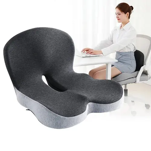 【Back To School】Washable Office Chair Slipcovers - Chair Protective Cover with Non-Slip Memory Foam, Skin-Friendly PU Leather, Extended Zipper for Easy Removal, Soft Cushioned Office Accessories, Supportive Sitting for Good Posture