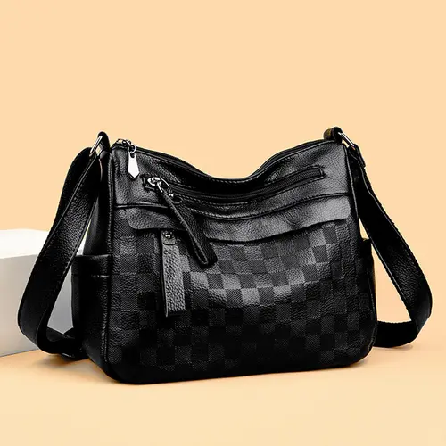 Women's Elegant Minimalist Casual Crossbody Messenger Bag, Fashionable Soft Multi-layer Design Shoulder Bag, Trendy Versatile Large Capacity Crossbody Bag for Daily Use, Fashion Bags #GLOBAL PICKS