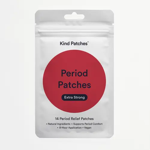 Kind Patches, Period Patches Extra Strong, 14 Period Relief Patches: Natural ingredient, Support Period Comfort, 8 Hour Application