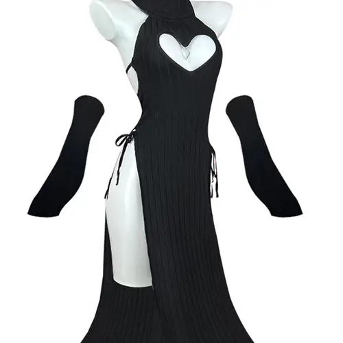 KORURACLUB Women Cute Dark Bunny Bodysuit Party Outfit