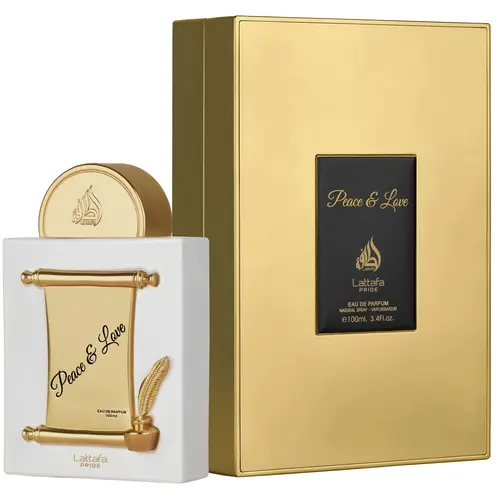 Lattafa Pride Peace & Love for Unisex Eau de Parfum Spray, 3.4 Ounce / 100 ml
