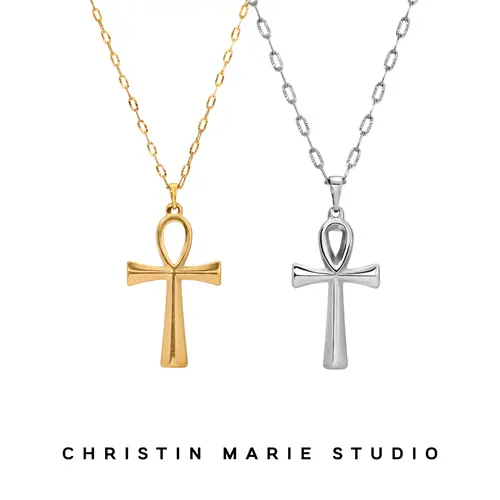 Ankh Necklace (Classic/No CZ)
