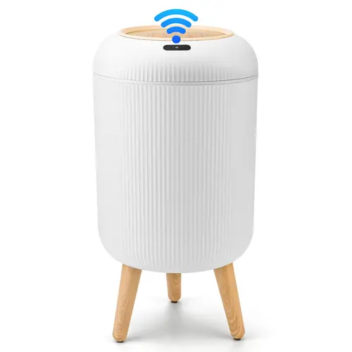 Pukomc Smart Sensor Automatic Trash Bin - Waterproof, Hygienic, Compact Kitchen Garbage Can, Nordic Home Decor, Kitchen Accessories