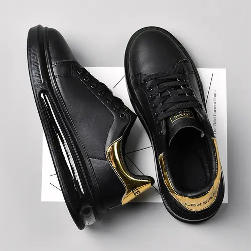 Men's Fashion Patchwork Lace Up Running ShoesCasual Comfortable Breathable Sports Shoes, CasualShoes, Trending Sneakers, Gym Shoes, Male All-match Sneakers for Daily Wear, Running Shoes for Men