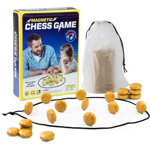 Magnetic Chess Table Game – Fun Toys for Kids & Adults, Family Game Night Magnetic Chess Board Magnet Games