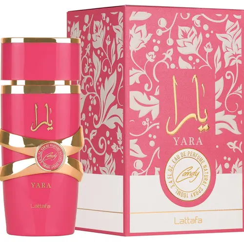 Lattafa Yara Candy for Women 3.4 Ounce (100ml) Eau De Parfum Spray Perfume Fragrance Fruity Citrus Floral, Vanilla, Long Lasting Perfume