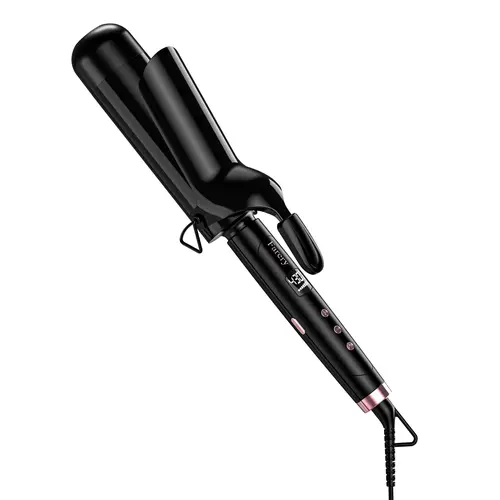 Farery 2-Inch Large Barrel Volumizing Curling Iron for Long Hair - Ceramic Coating Hair Curler with 9 Adjustable Temp Heat Control, Bouncy Big Curls, Travel Adapter (Curlers & Straighteners Category)