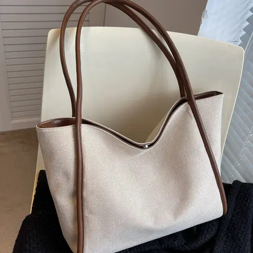 Women's Fashionable Tote Bag, Handbag Shoulder Bag, Casual Large Capacity Shoulder Bag for Work & Daily Use, Trendy Versatile High-Quality Daily Commuting Bag, Stylish Versatile Bag #GLOBAL PICKS