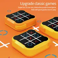 3-in-1 Handheld Digital Tic Tac Toe Game Device, Electronic Bolt Game with Silent Mode, Portable Educational Family Fun Toy Gift—Boosts Logic, Patience & Focus, Tic-Tac-Toe Puzzle Sparks Logic for Kids, Family Fun Game
