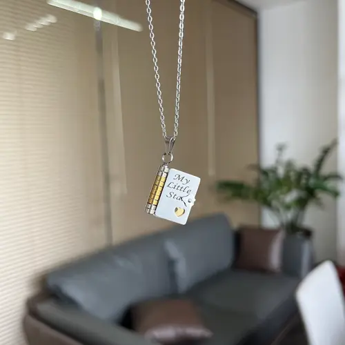 My Little Star Book Necklace My Little Hero Book Necklace for Daughter / Son, Birthday Day Gift Graduation Christmas Jewelry of Love