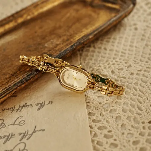 Women's Elegant Vintage Quartz Watch, Fashion Watch for Party, Daily Clothing Decor, Trendy All-Match Exquisite Watch for Birthday Gift, Quartz Wristwatch, Quartz Analog Watch, Fashion Wristwatches