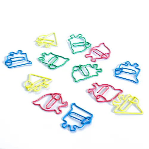 Cute Bird Paper Clips – Colorful Candy Colors, Clips for Photo & Letter Paper, Fun Desk Accessory Reusable Durable