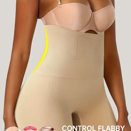 QUASTI Women's Tummy Control Normal & Large Size High Waisted Girdles Shorts Boy Shorts Underwear for Women Spandex Boyshort Matching Skirt and Suitable for Sports