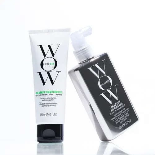 Color Wow Defined, Frizz-Free Curl Duo - Dream Coat For Curly Hair & One Minute Transformation