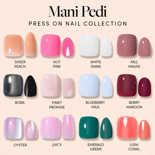 Glamnetic Mani Pedi Press On Nail Collection