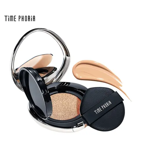 [TIMEPHORIA] Timeless Lumina Matte Perfection Cushion - 11g Firming, Lightweight Formula Foundation & Concealer with Pigment-Rich, Long-Lasting, Transfer-Proof, Even Skin Tone Polished Finish Compact Cosmetic