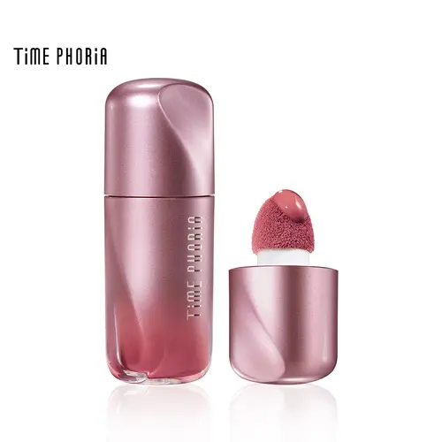 [TIMEPHORIA] Flawless Dewy Liquid Blush, 5g Lightweight Topical Cosmetic - Affordable Coral Youth Color Correction Cheek Makeup for Sensitive Skin