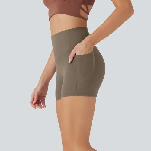 Halara UltraSculpt™ High Waisted Tummy Control Pocket Shaping Training Biker Shorts 3'' #BackToSchool