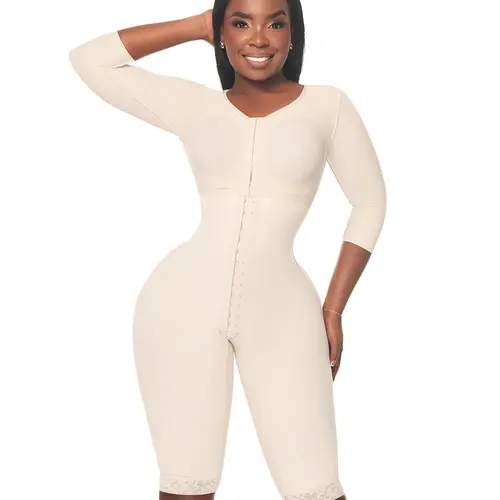 Post-Ope Shapewear - Medium Compression Faja with Bra & Central Hooks for Recovery & Comfort (C-018)