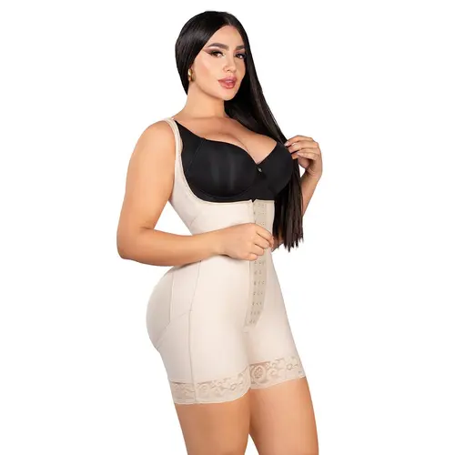Luxury Hourglass Body Shaper with Gold Clasps, Powernet Plus & Lycra Comfort (LUX-013/LUX-213)