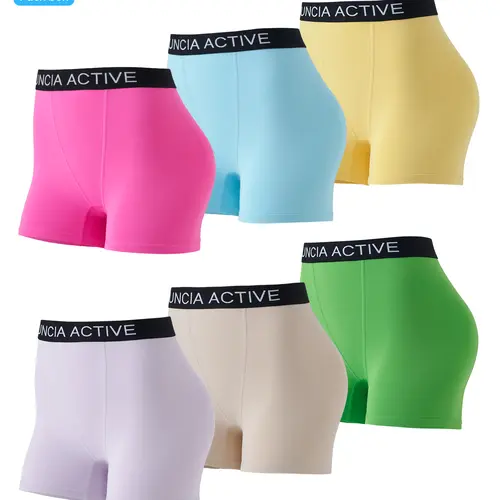 UNCIA ACTIVE Women's 2-Pack SuperSoft Comfy Plain Boxer Shorts with CREORA Spandex, Breathable for Lounging & Cycling, Do Not Dry Clean, Minimalist Basic Womenswear Underwear,back to school,back to school haul