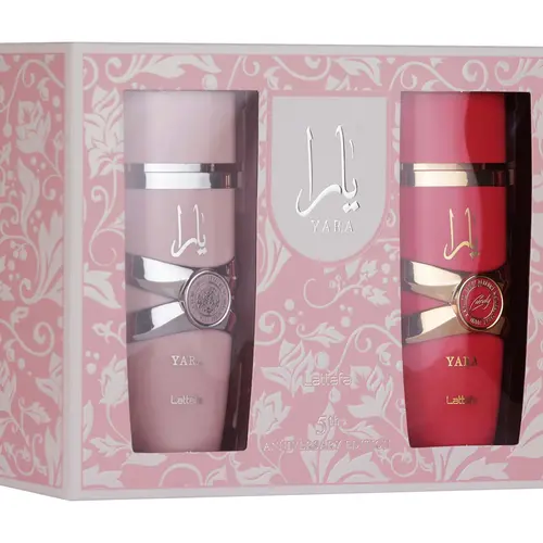 Lattafa Yara 5th Anniversary Edition - 100ML 2 Pcs Gift Set - Yara And Candy Eau De Parfum For  Women