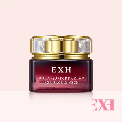 【Professional Grade】EXH Neck & Face Firming Cream, Tighten and Lift Loose Skin, Targets Neck Wrinkles, Peptide-Infused Moisturizer, Deep Moisturizing, Lifting Care for Crepey Skin, Unisex, Cruelty Free-B2, Restore, Moisture