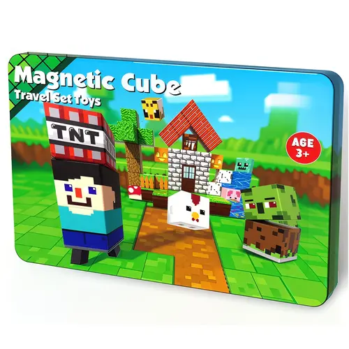 Magnetopia Magnetic Cube Blocks Complimentary Box - Live Stream Exclusive Offering, No Blocks Included, for Building Toys Enthusiasts